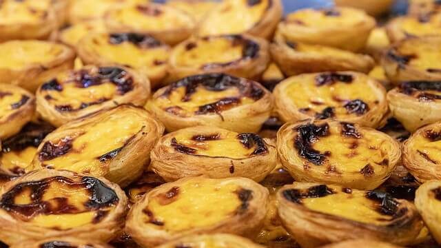 portugál kosárka, portugál, portugál süti